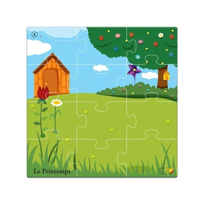 Puzzle Le Printemps – Discrimination visuelle & repérage spatial PS-MS