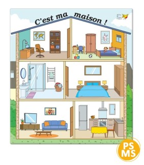 C’est ma maison ! – Jeu de repérage spatial et consignes visuelles | Oiseau Magique