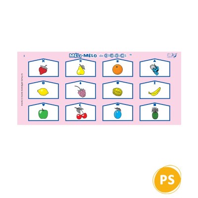Méli Mélo de couleurs - Jeu de reconnaissance des couleurs et des formes dès 3 ans.