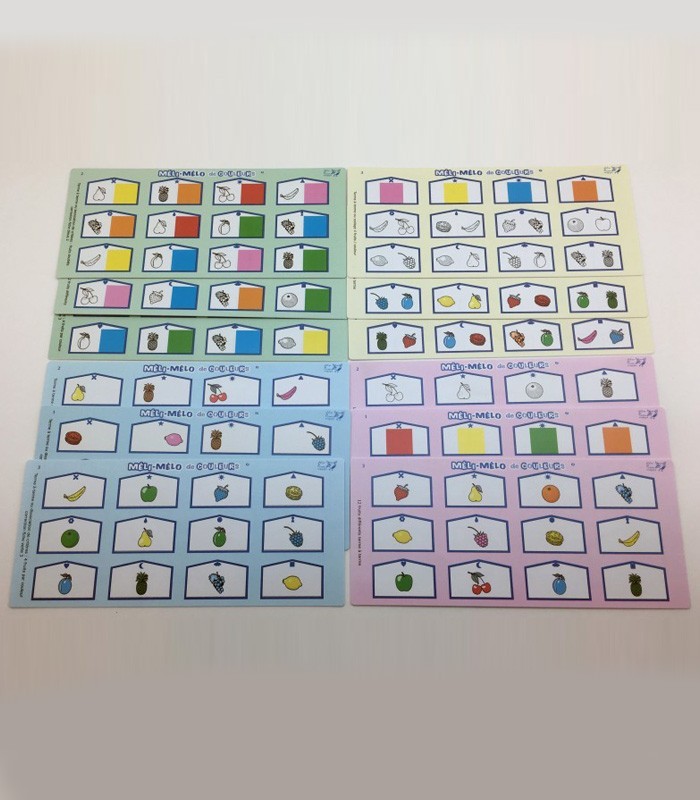 Méli Mélo de couleurs - Jeu de reconnaissance des couleurs et des formes dès 3 ans.