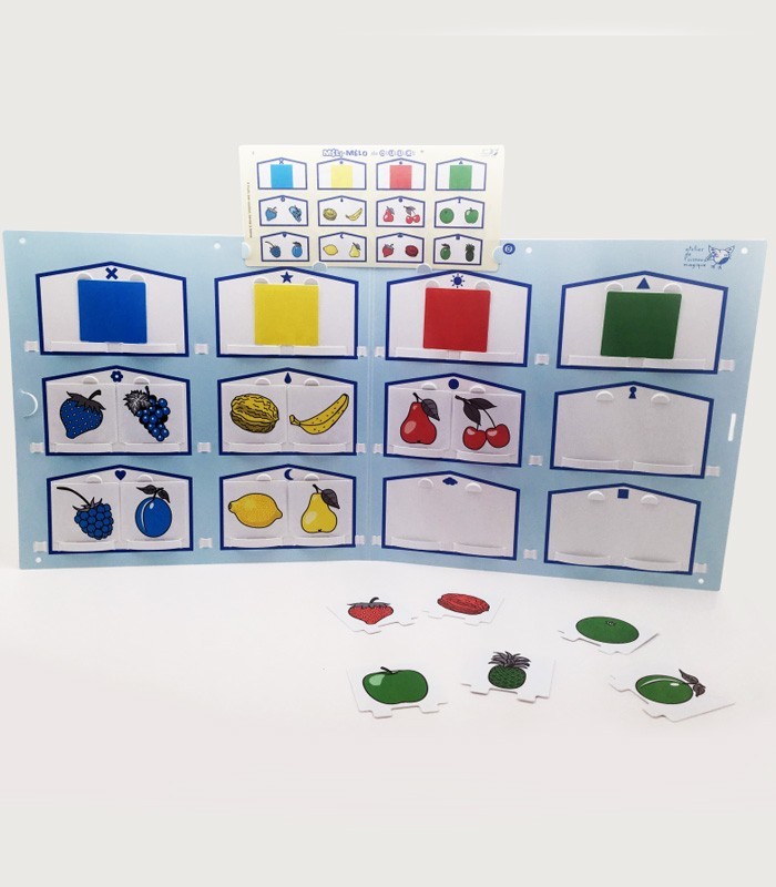 Méli Mélo de couleurs - Jeu de reconnaissance des couleurs et des formes dès 3 ans.