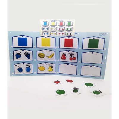 Méli Mélo de couleurs - Jeu de reconnaissance des couleurs et des formes dès 3 ans.