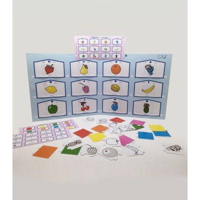 Méli Mélo de couleurs - Jeu de reconnaissance des couleurs et des formes dès 3 ans.