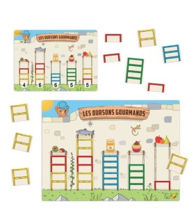 Les oursons gourmands - Jeu de numération moyenne section