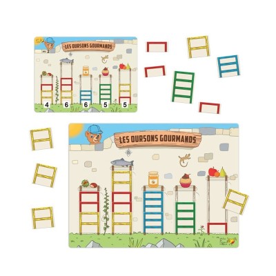 Les oursons gourmands - Jeu de numération moyenne section