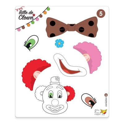 Bille de clown - Jeu d'encastrement petite section de maternelle