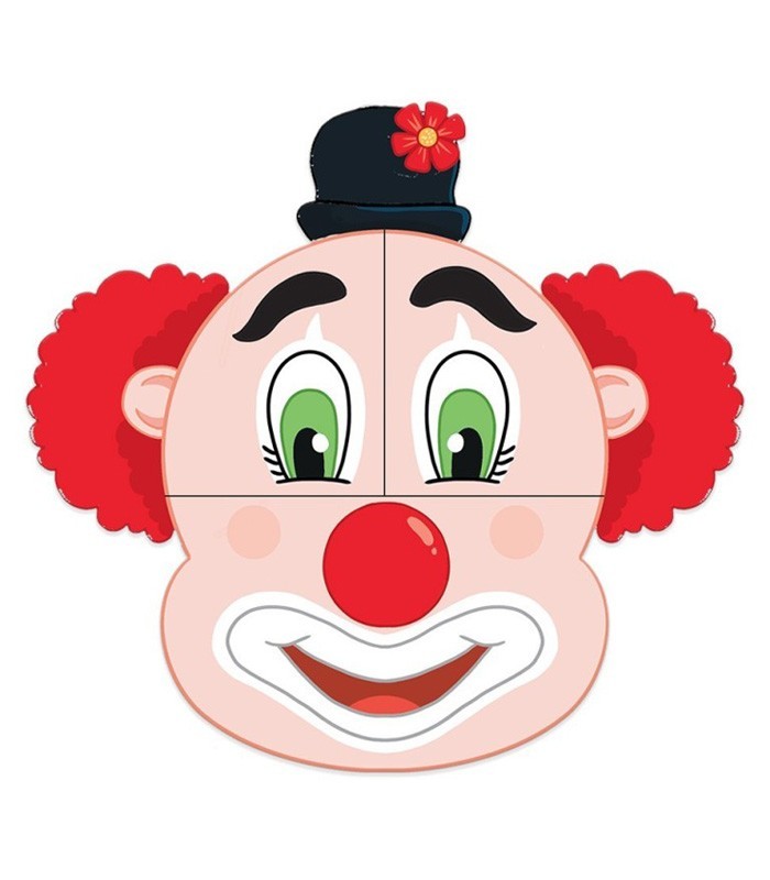 Bille de clown - Jeu d'encastrement petite section de maternelle