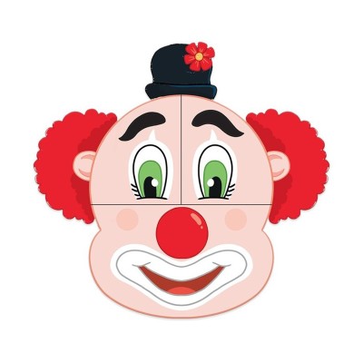 Bille de clown - Jeu d'encastrement petite section de maternelle