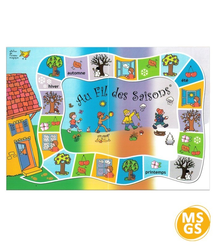 Jeu pédagogique des saisons – Observation et repérage dans le temps