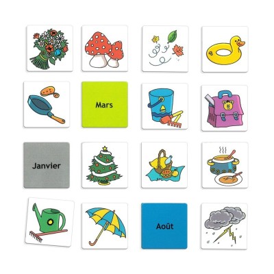 Jeu pédagogique des saisons – Observation et repérage dans le temps