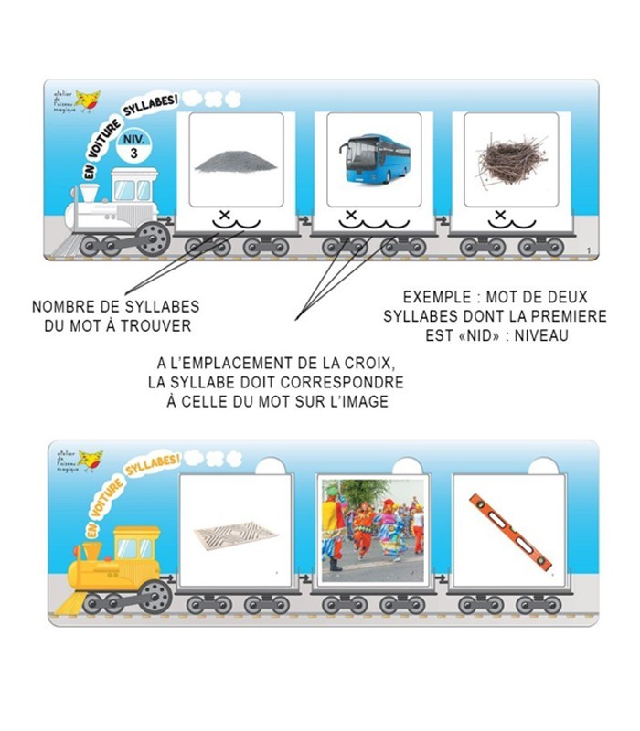 EN VOITURE SYLLABES | conscience phonologique en grande section