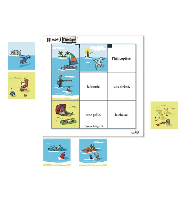 DU MOT À L’IMAGE - Compréhension de lecture - Atelier de l'Oiseau Magique