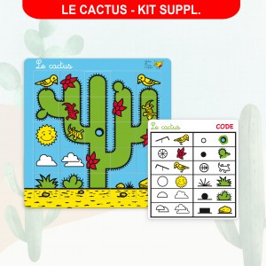 Plateau et carte - Cactus kit
