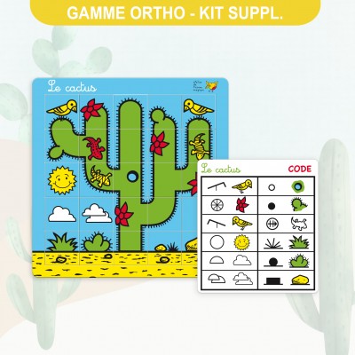 Plateau et carte - Cactus kit