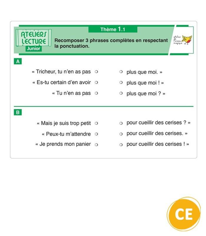 Jeu de repérage spatial - Bien casé