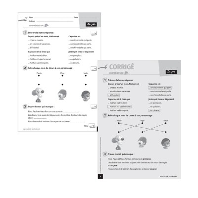 Rallye lecture CE - Les émotions - Fiches d'exploitations Rallye lecture CE - Les émotions - Fiches d'exploitations