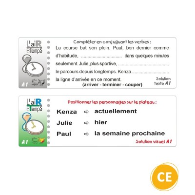 Jeu de conjugaison - Cycle 2 Jeu de conjugaison - Cycle 2