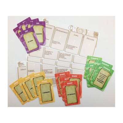 Cartes du jeu Historicartes – repères historiques et périodes de l’Histoire Cartes du jeu Historicartes – repères historiques et périodes de l’Histoire
