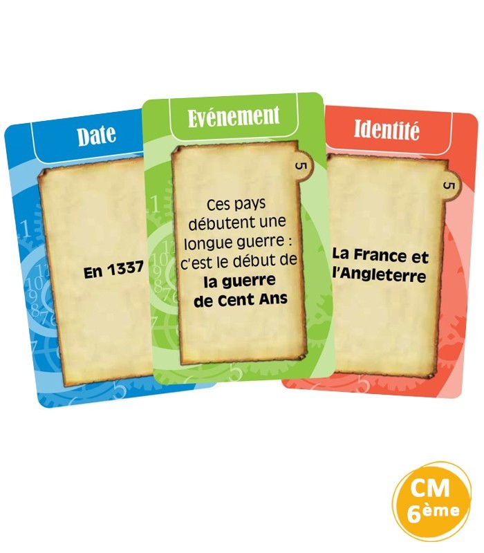 Jeu Historicartes – jeu sur l’Histoire pour le cycle 3 Jeu Historicartes – jeu sur l’Histoire pour le cycle 3