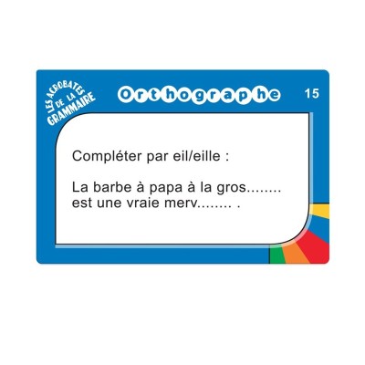 Jeu pédagogique de grammaire – Logique, conjugaison et construction de phrases