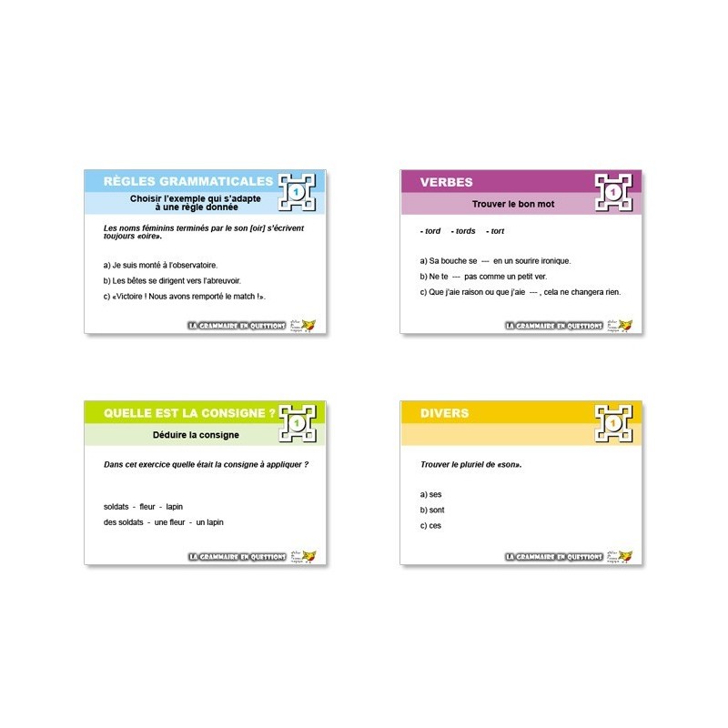 LA GRAMMAIRE EN QUESTIONS
