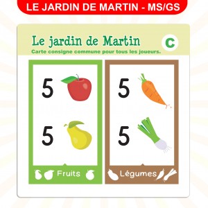 Jeu de mathématiques - Le jardin de Martin