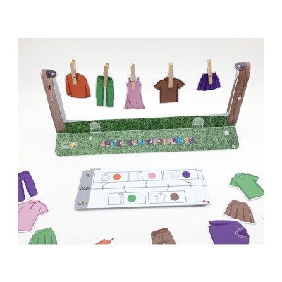 Au Fil des Vêtements – Jeu éducatif de logique et repérage spatial | L’Oiseau Magique Au Fil des Vêtements – Jeu éducatif de logique et repérage spatial | L’Oiseau Magique