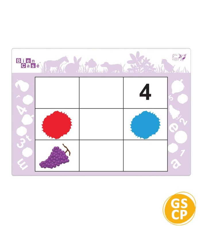 Jeu repérage spatial et mémorisation - Bien Casé Jeu repérage spatial et mémorisation - Bien Casé