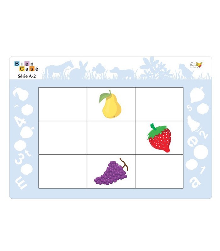 Jeu repérage spatial et mémorisation - Bien Casé