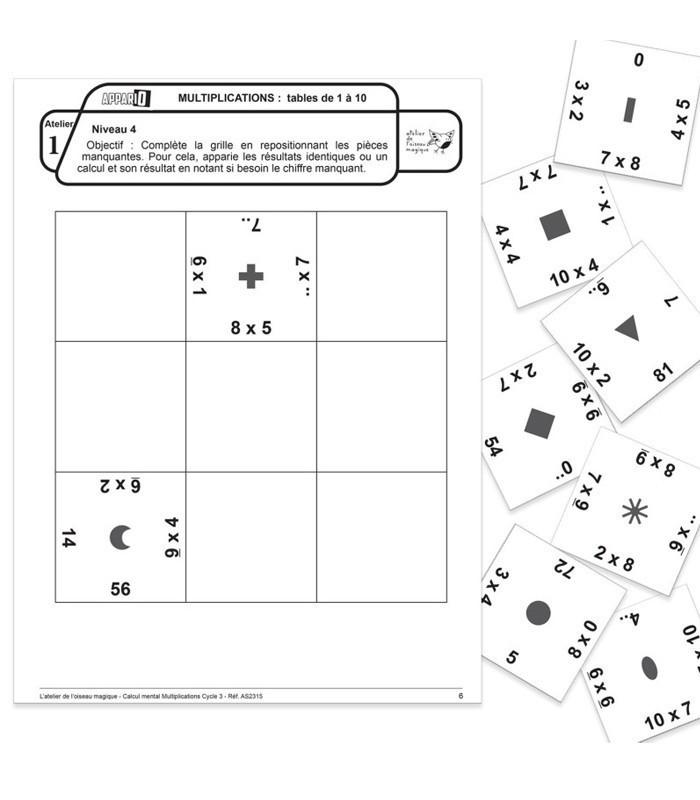 Échantillon APPARIO CALCUL MENTAL