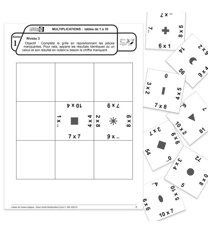 Échantillon APPARIO CALCUL MENTAL