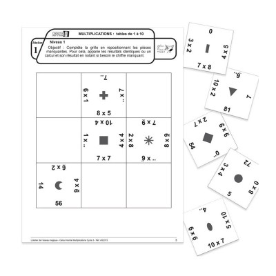 Échantillon APPARIO CALCUL MENTAL