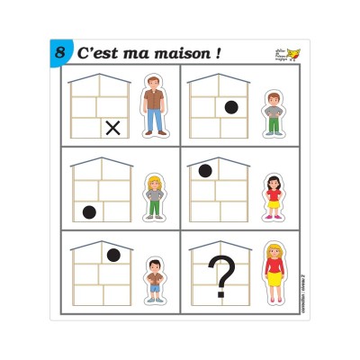 C'est ma maison - 18 cartes moyenne section