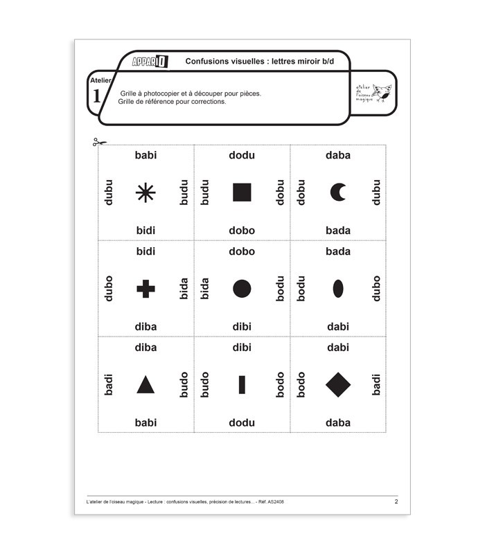 Échantillon APPARIO LECTURE - CYCLE 2