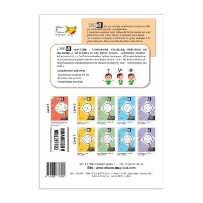 Appario Lecture – Jeu autocorrectif pour lecture et discrimination visuelle Appario Lecture – Jeu autocorrectif pour lecture et discrimination visuelle