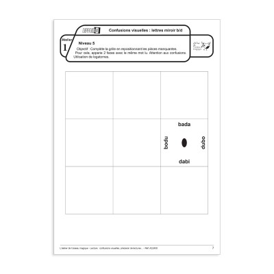 Appario Lecture – Jeu autocorrectif pour lecture et discrimination visuelle Appario Lecture – Jeu autocorrectif pour lecture et discrimination visuelle