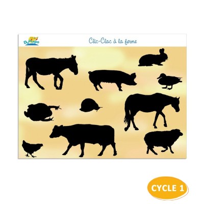 CLIC-CLAC À LA FERME - DVD - L'Atelier de l'Oiseau Magique