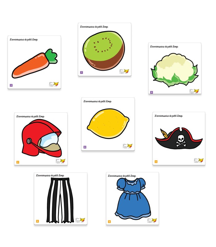 L’anniversaire de Petit Loup – Jeu collectif de langage maternelle