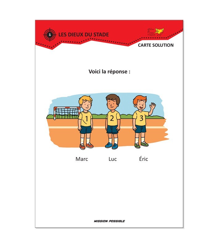 Mission Possible – Jeu de logique et mathématiques façon agent secret | L’Oiseau Magique