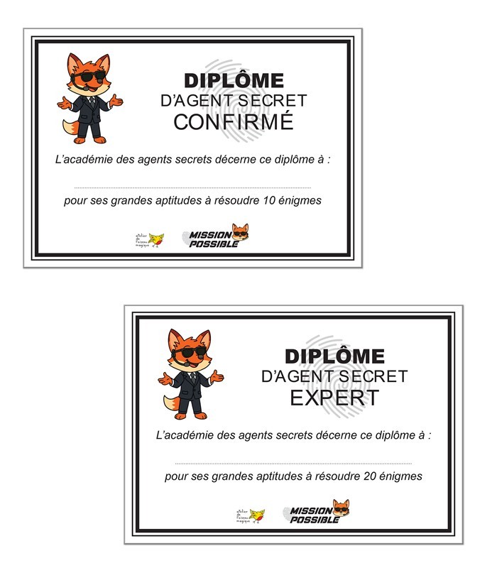 Mission Possible – Jeu de logique et mathématiques façon agent secret | L’Oiseau Magique