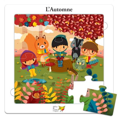 Pack de six puzzles sur le thème des saisons