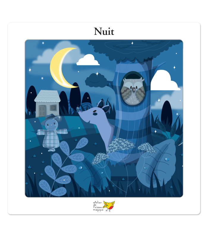 Pack de six puzzles sur le thème des saisons
