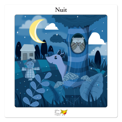 Pack de six puzzles sur le thème des saisons