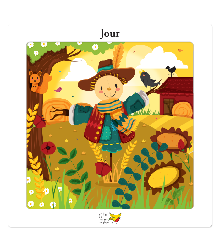 Pack de six puzzles sur le thème des saisons