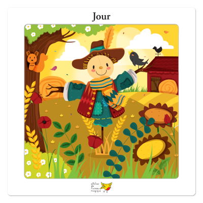 Pack de six puzzles sur le thème des saisons