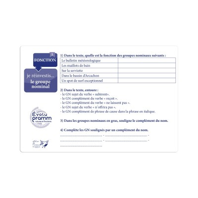 Évolugramm – Grammaire et orthographe Cycle 3 Évolugramm – Grammaire et orthographe Cycle 3