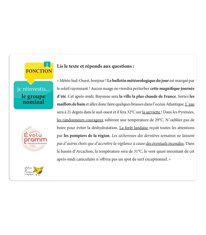 Évolugramm – Grammaire et orthographe Cycle 3