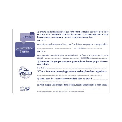 Évolugramm – Grammaire et orthographe Cycle 3 Évolugramm – Grammaire et orthographe Cycle 3