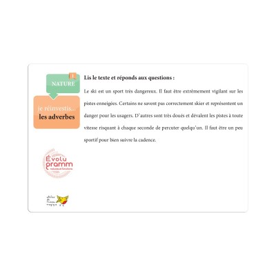 Évolugramm – Grammaire et orthographe Cycle 3 Évolugramm – Grammaire et orthographe Cycle 3