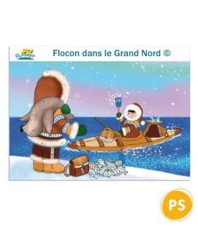 FLOCON DANS LE GRAND NORD - L'Atelier de l'Oiseau Magique